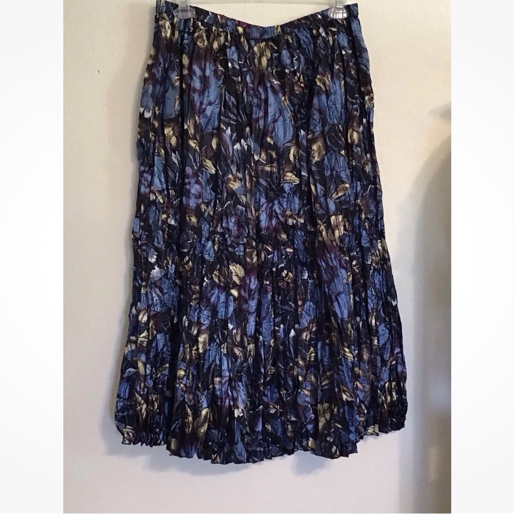 Elegant Purple and Blue Women's double sided Skirt. Size L/XL - Picture 4 of 9